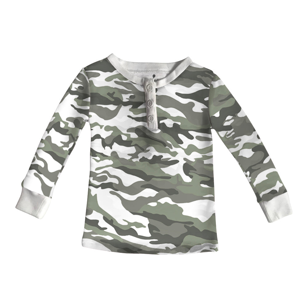 Toddler Pajama - Green Camo